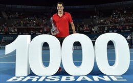 Roger Federer giành chiến thắng thứ 1.000